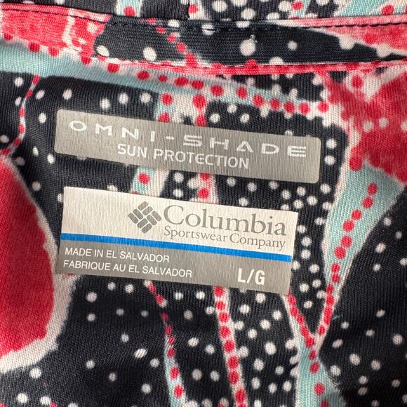 Columbia Large PFG Super Tidal Top Omni-Shade UPF 50+ Stretch Quick-Dry Womens - Picture 7 of 8